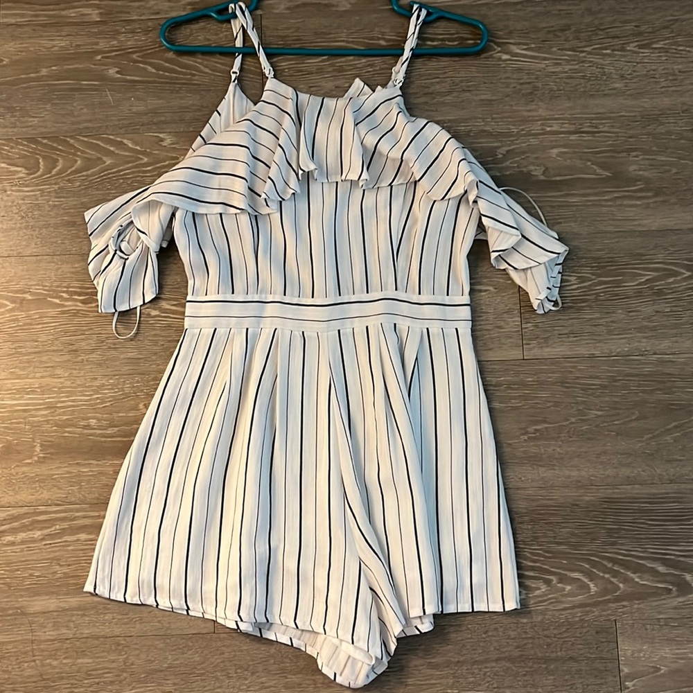 Striped romper